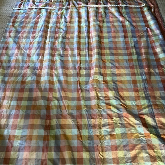 Colorful Plaid Curtain Panels, Cowtan and Tout - Picture 4 of 5